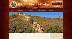 Desktop Screenshot of hallscreektourism.com.au